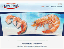 Tablet Screenshot of lordfood.com